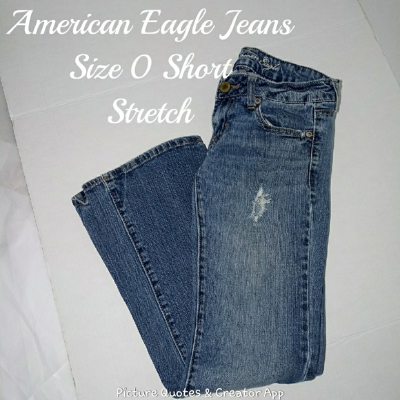 American Eagle Outfitters Denim - 🛑5/$25🛑 American Eagle Jeans Sz 0 Short Stretch